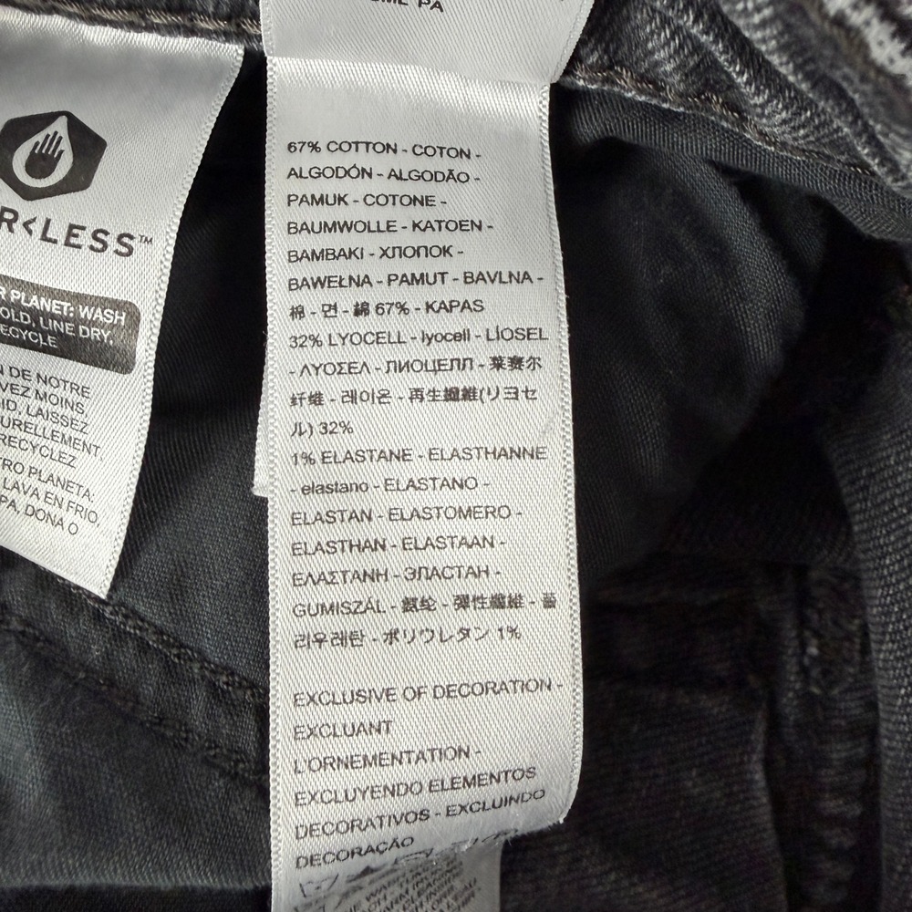 Levi's Premium Jeans‎ Womens 31 Black Noughties Bootcut Denim Water Less Stretch - Picture 13 of 14